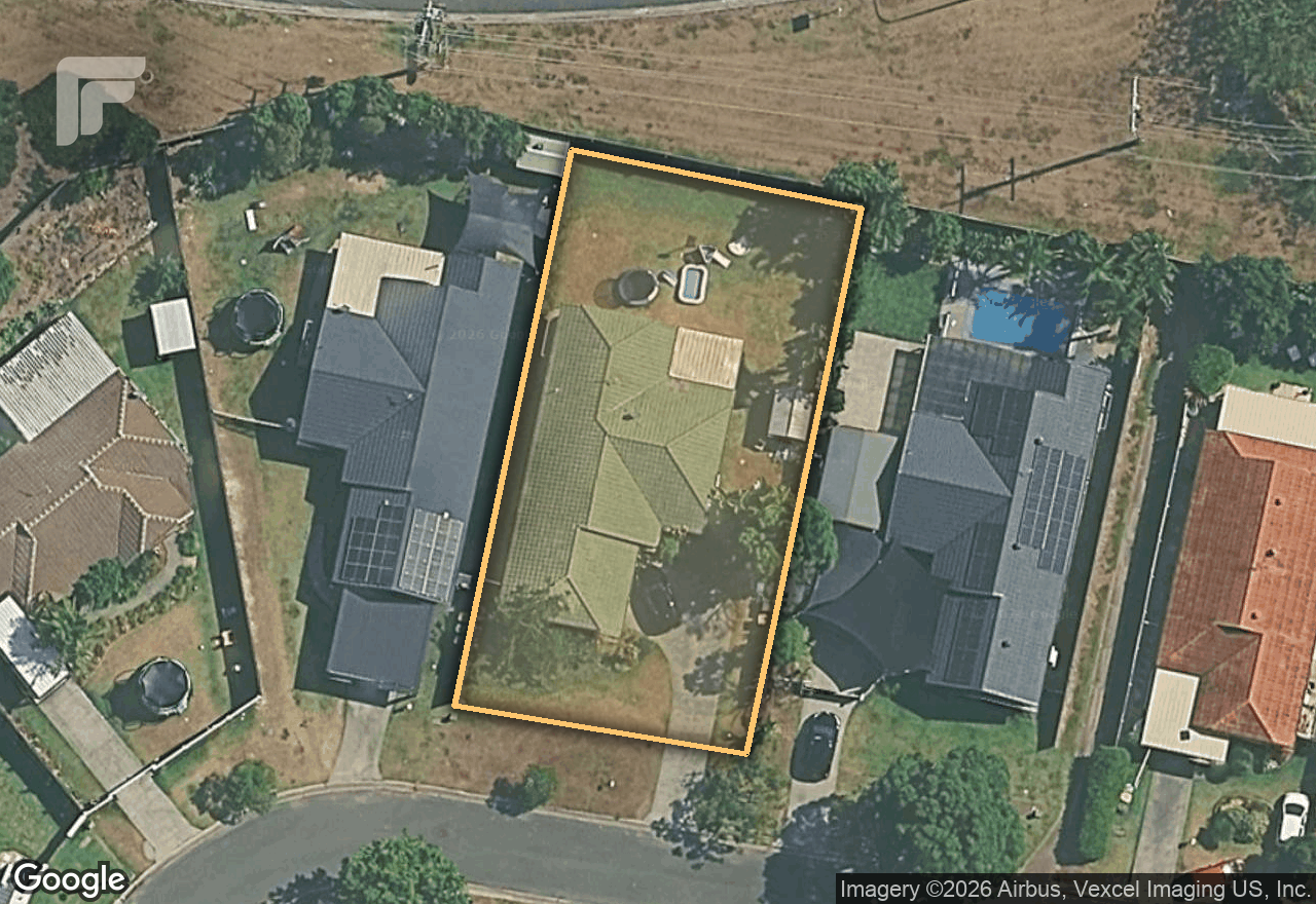 Aerial view of 14 Queen Charlotte Court