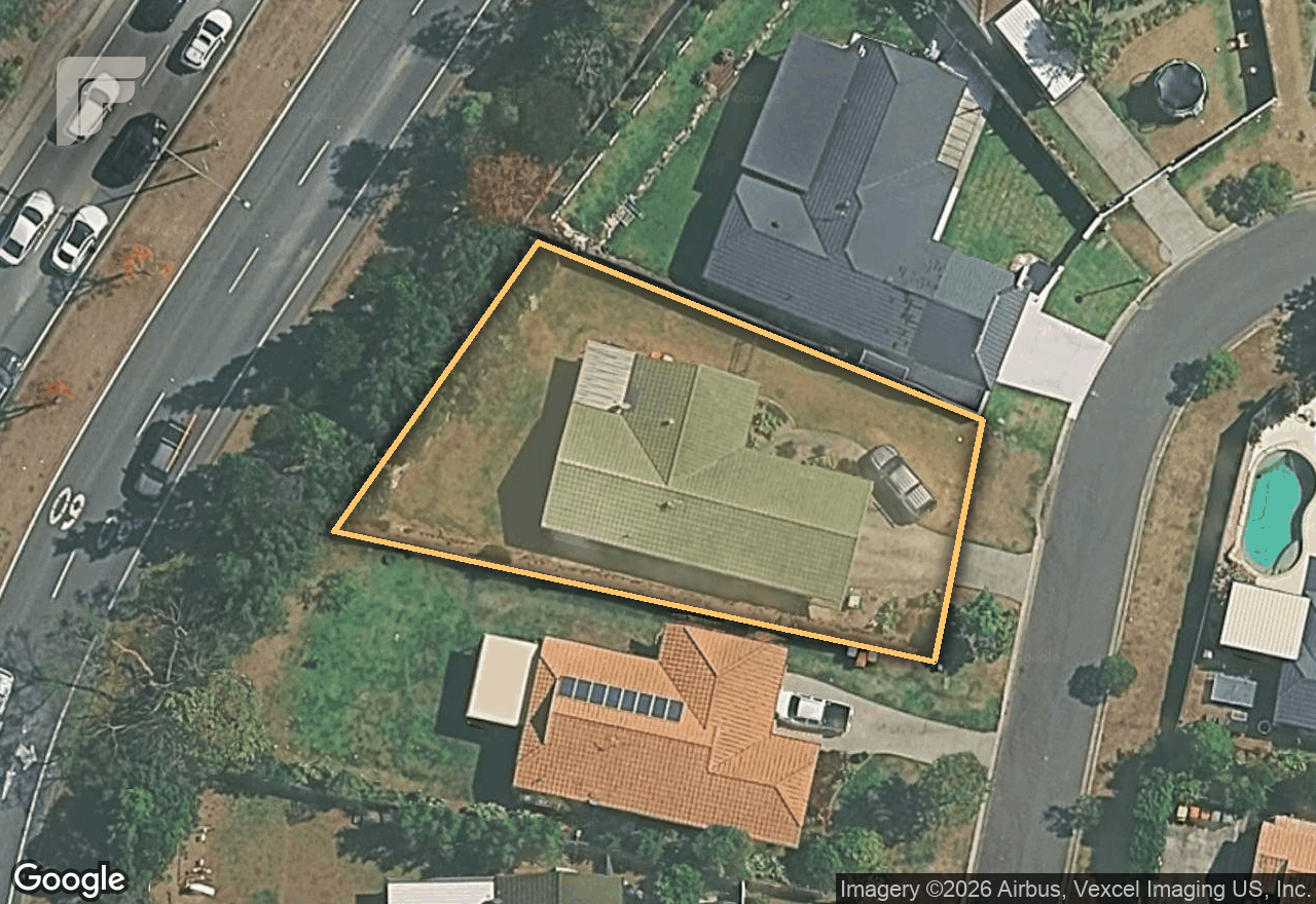 Aerial view of 6 Queen Charlotte Court