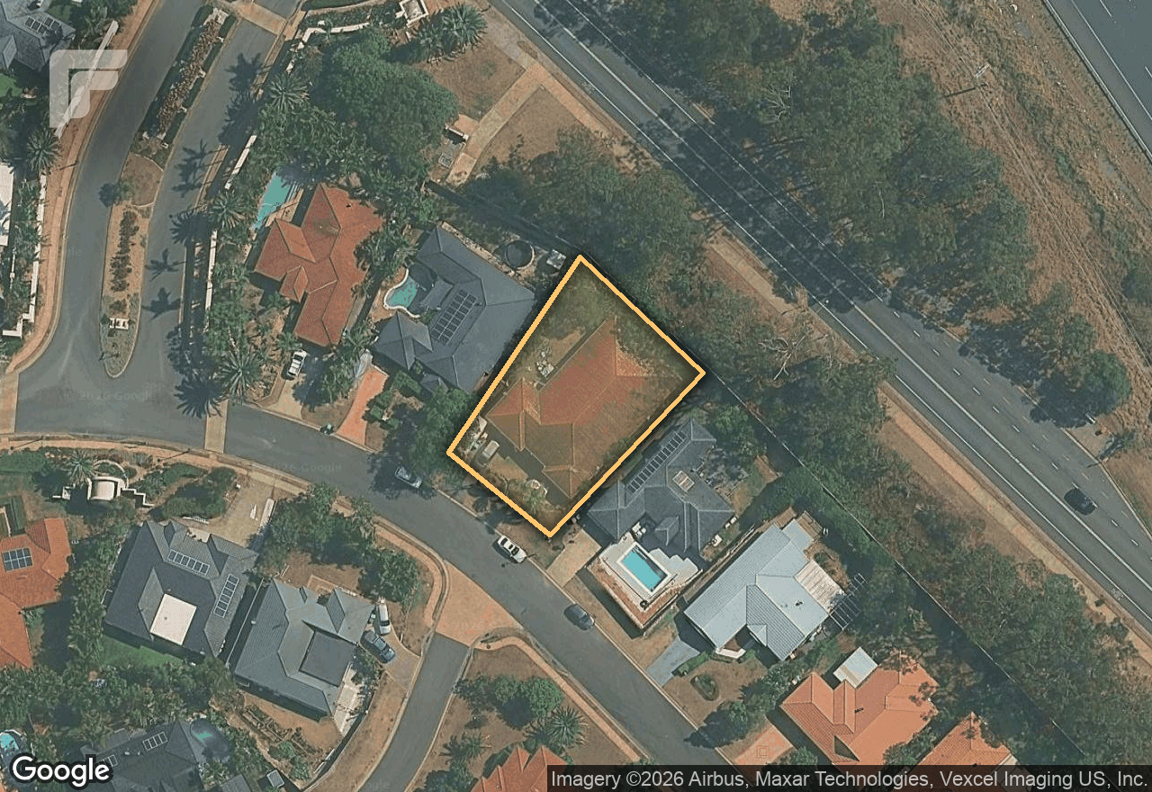 Aerial view of 6 Wiltshire Drive