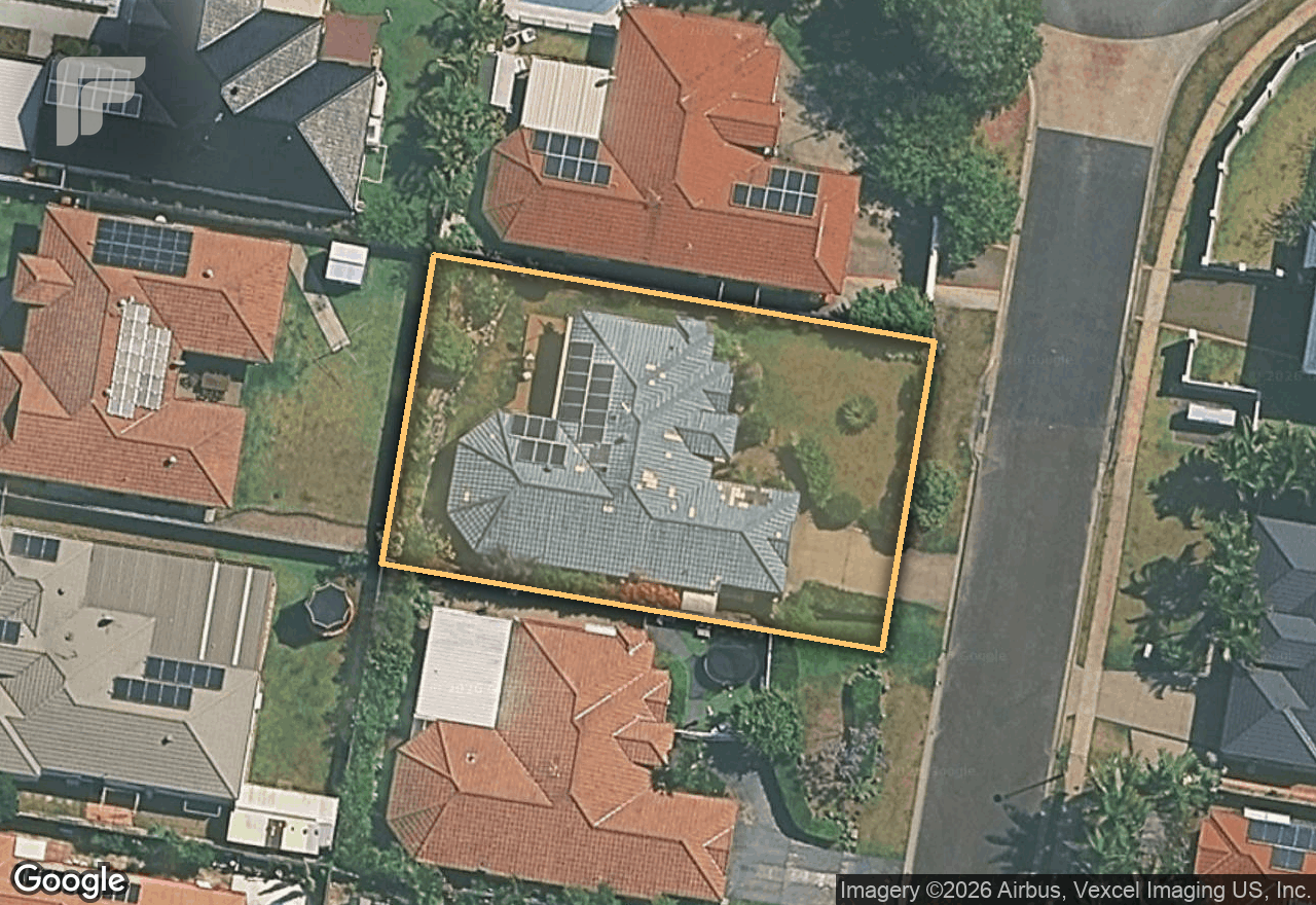 Aerial view of 3 Beckington Terrace