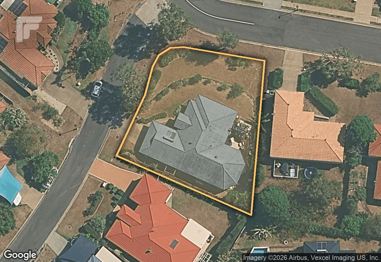 Aerial view of 17 Beckington Terrace