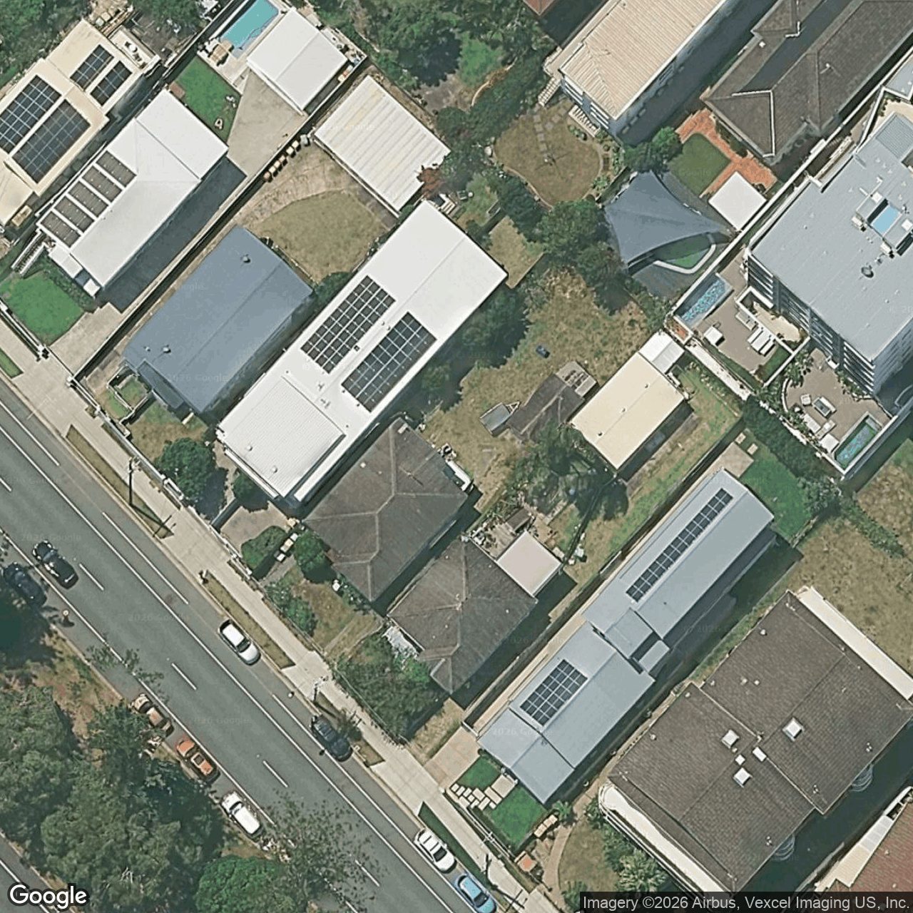 Aerial view of 159 Golden Four Drive, Bilinga QLD 4225