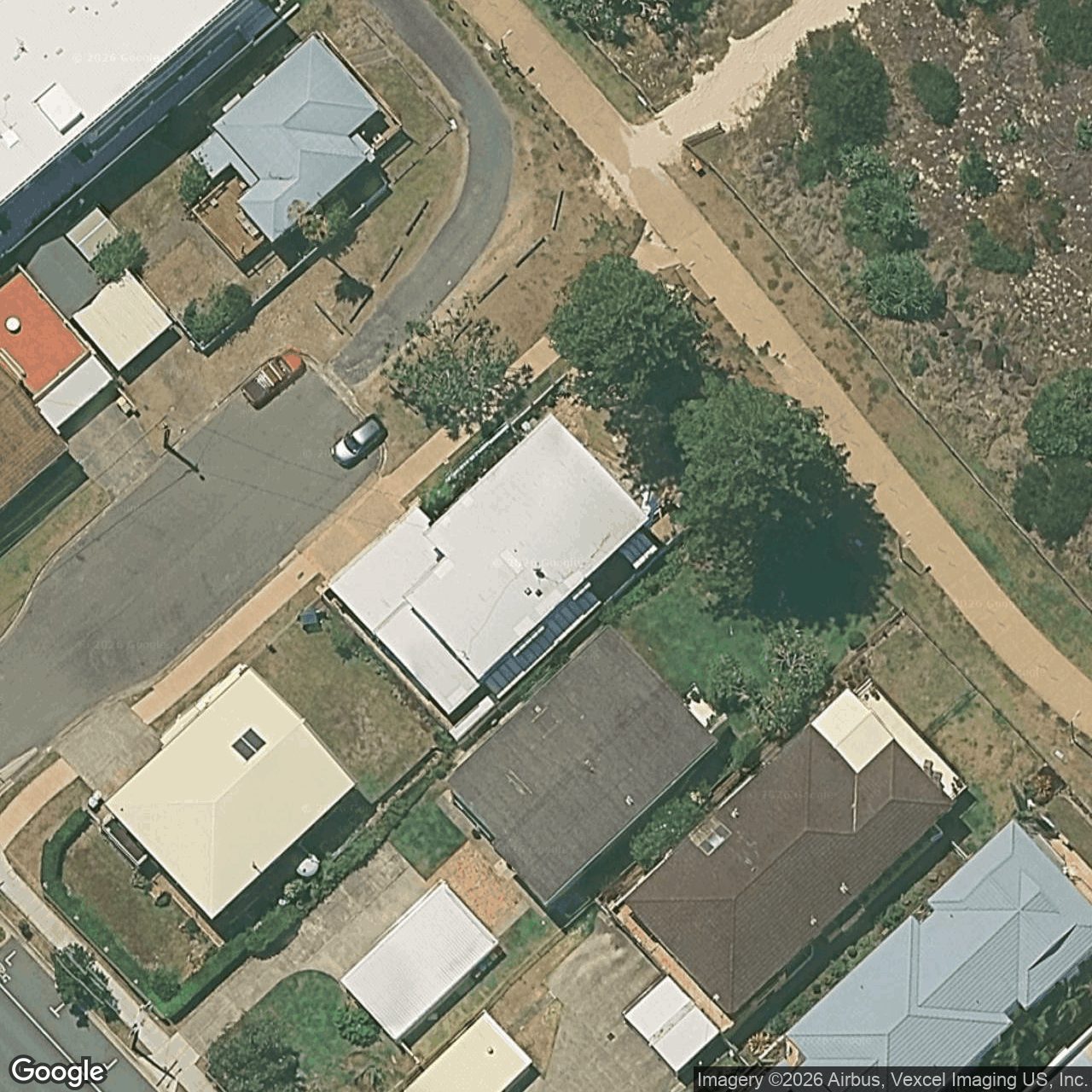 Aerial view of 2 Matters Street, Bilinga QLD 4225