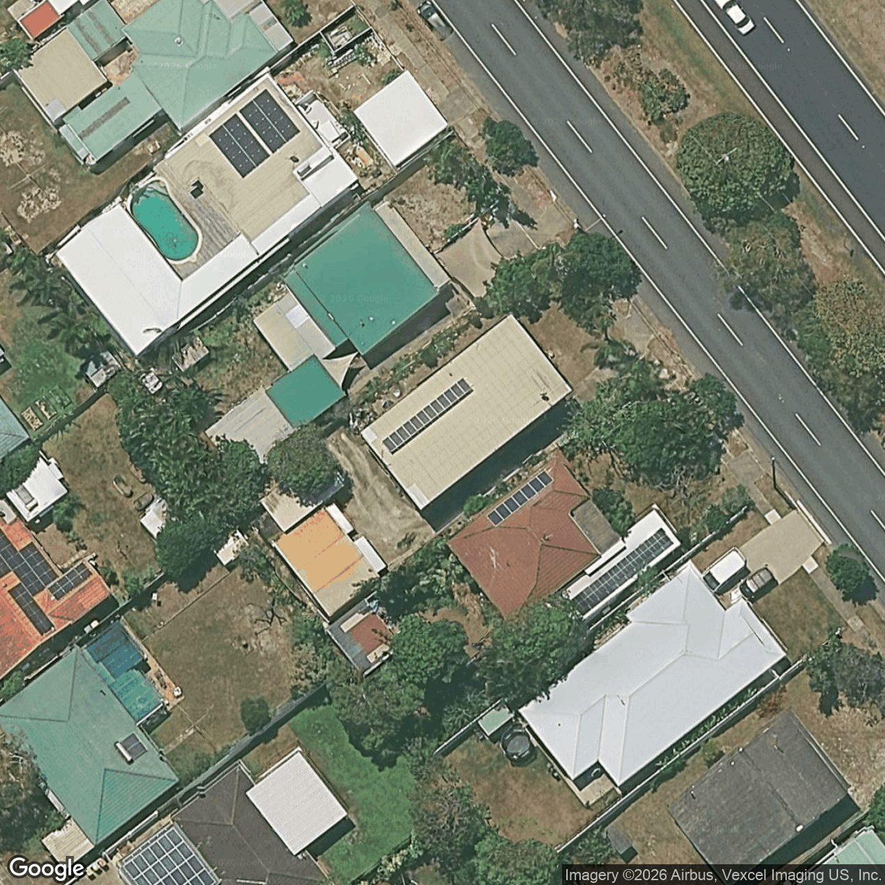 Aerial view of 344 Coolangatta Road, Bilinga QLD 4225