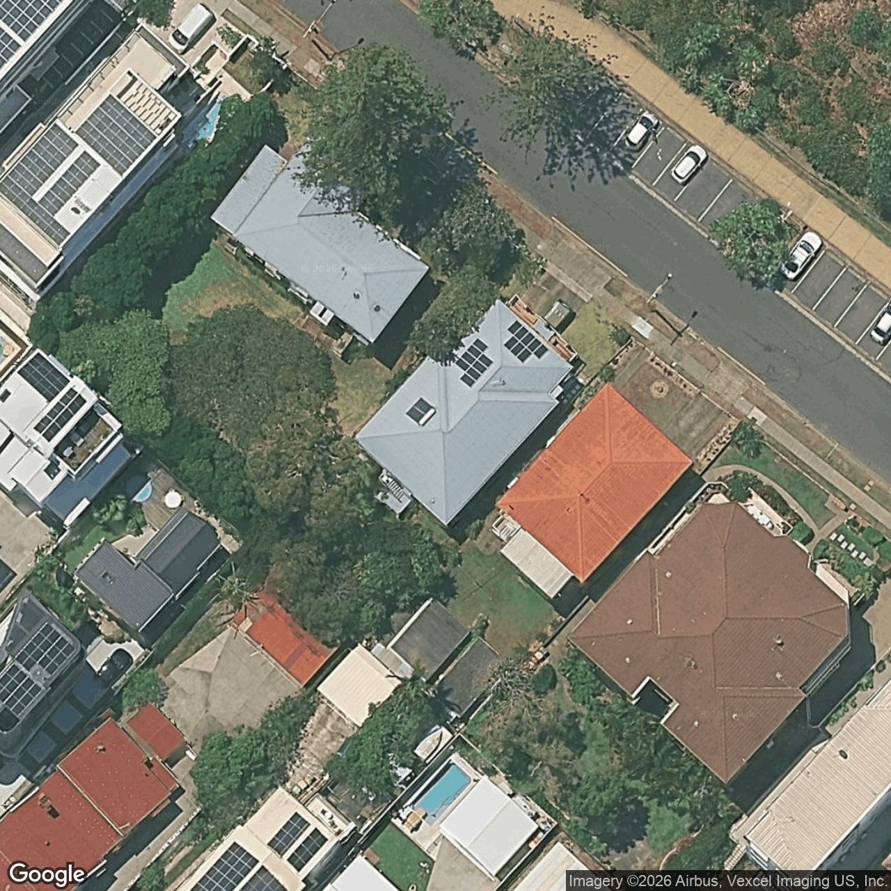 Aerial view of 188 Pacific Parade, Bilinga QLD 4225