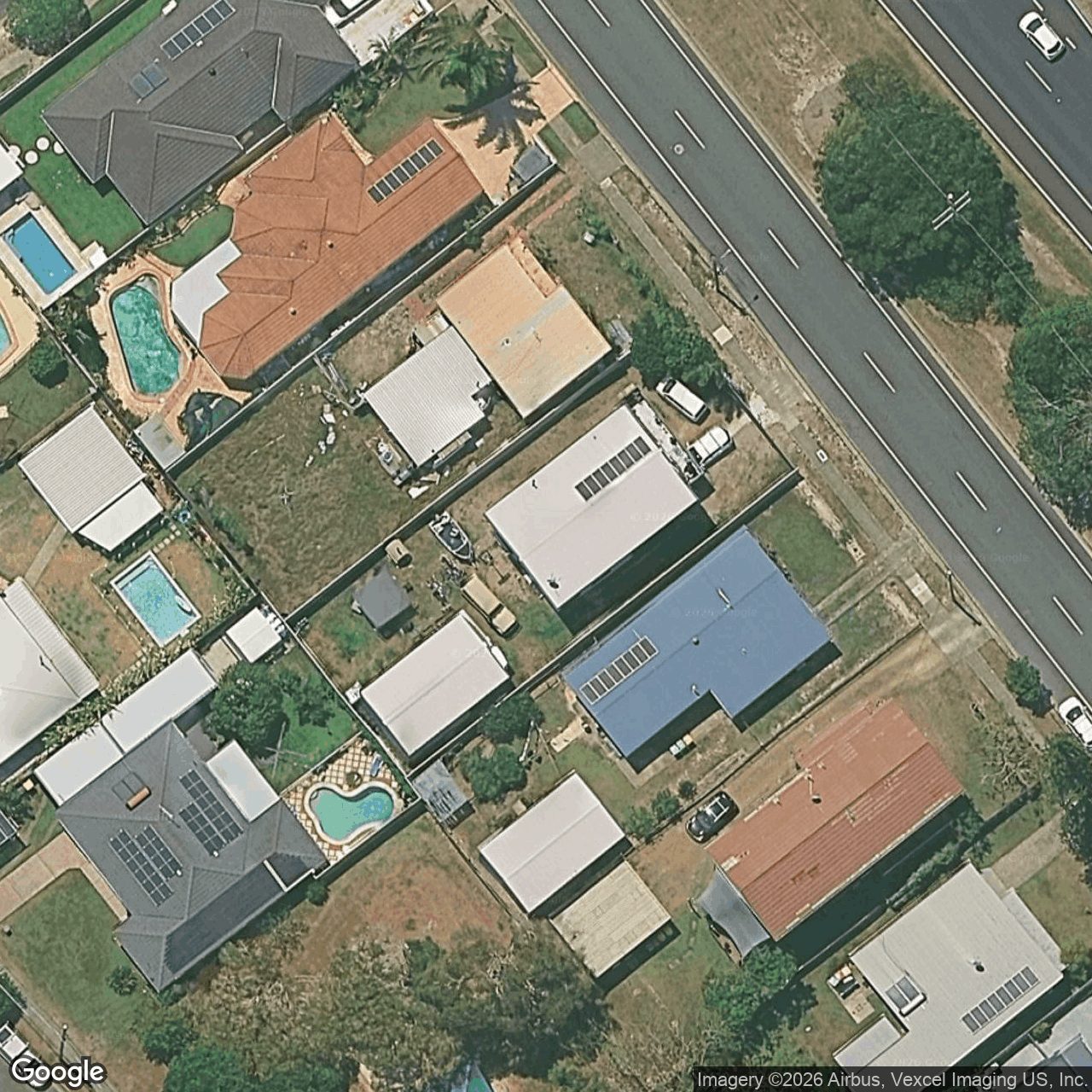 Aerial view of 326 Coolangatta Road, Bilinga QLD 4225
