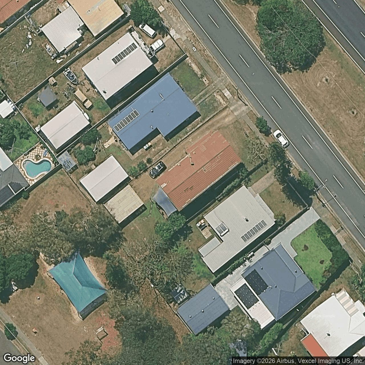 Aerial view of 322 Coolangatta Road, Bilinga QLD 4225