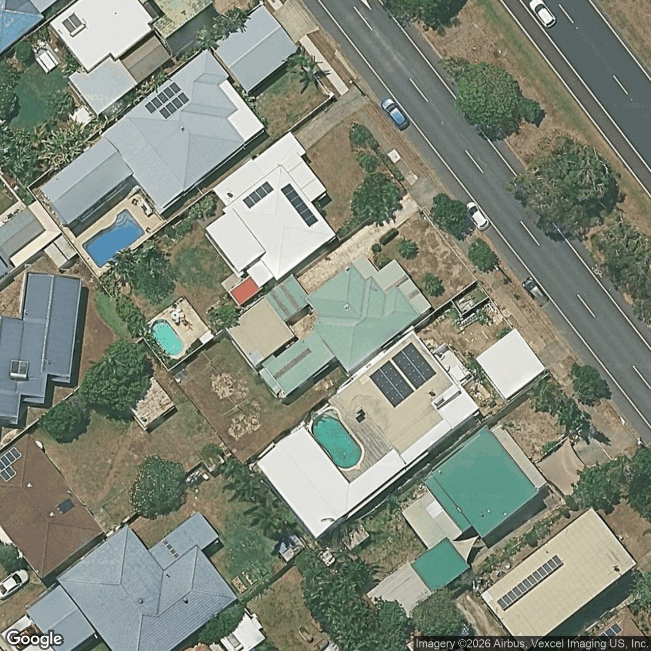 Aerial view of 350 Coolangatta Road, Bilinga QLD 4225