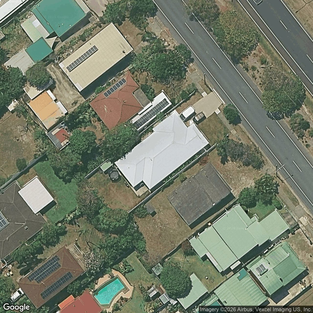 Aerial view of 340 Coolangatta Road, Bilinga QLD 4225