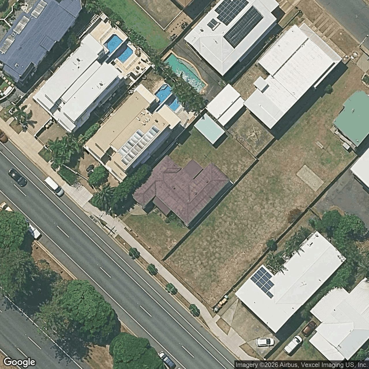 Aerial view of 193 Golden Four Drive, Bilinga QLD 4225