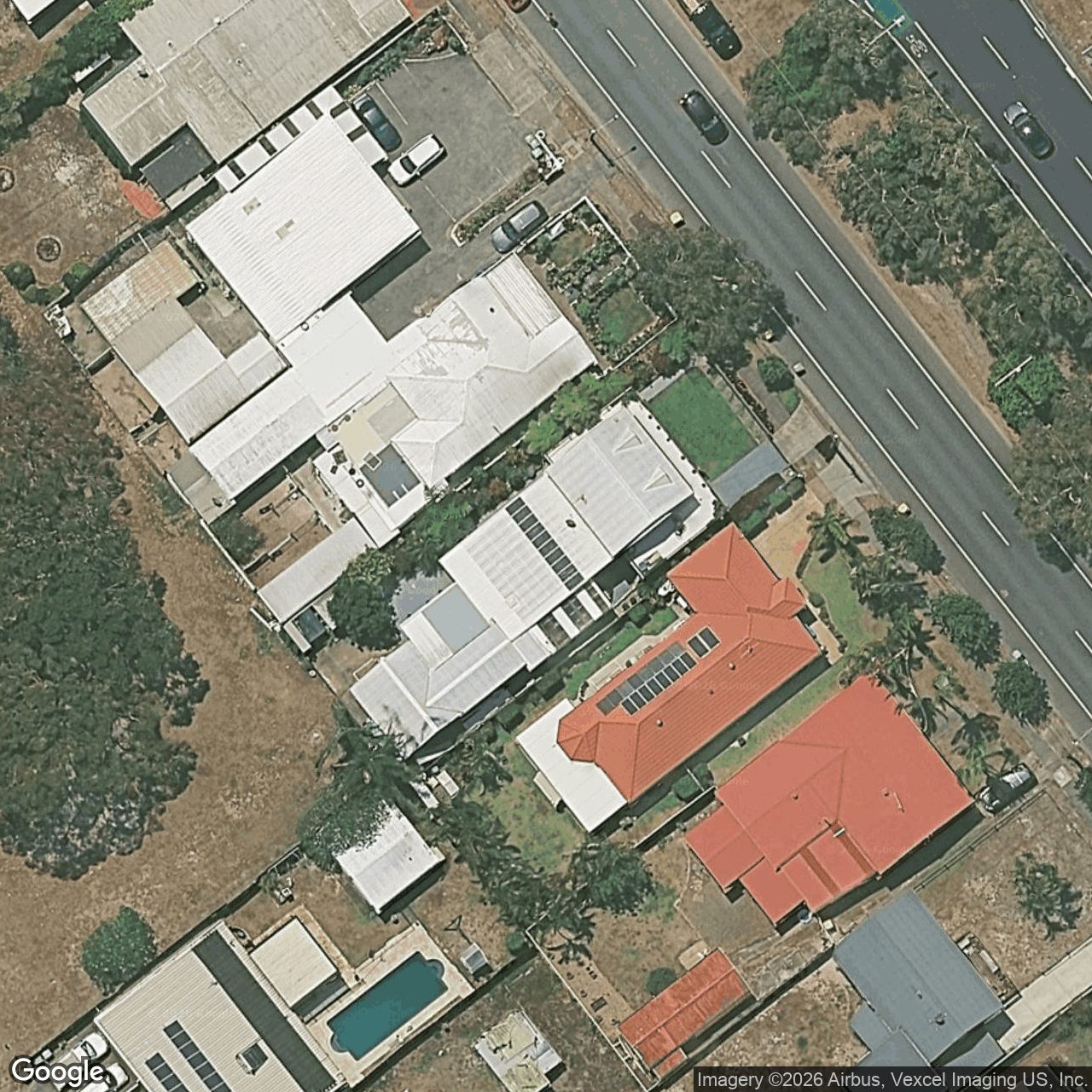 Aerial view of 374 Coolangatta Road, Bilinga QLD 4225