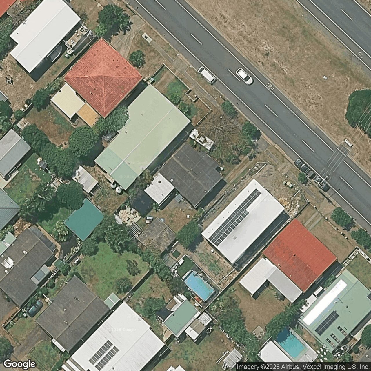 Aerial view of 258 Coolangatta Road, Bilinga QLD 4225