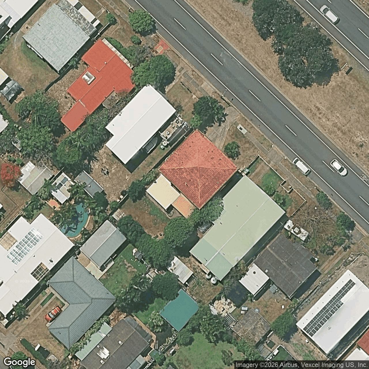 Aerial view of 262 Coolangatta Road, Bilinga QLD 4225