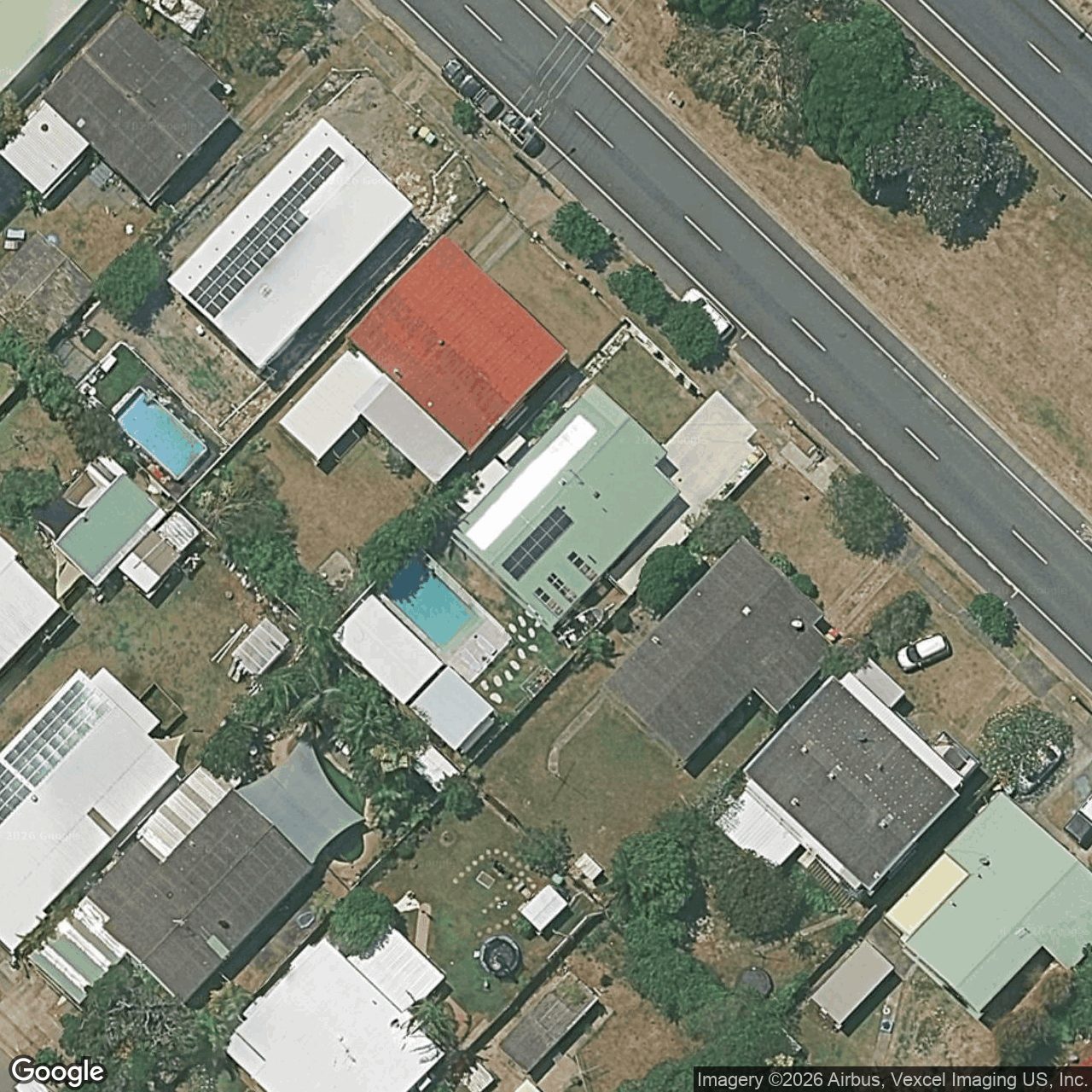 Aerial view of 252 Coolangatta Road, Bilinga QLD 4225