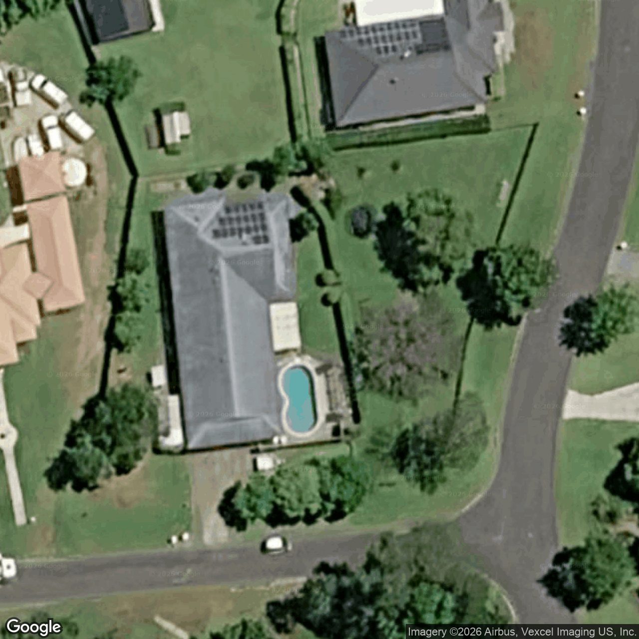 Aerial view of 1 Guava Court, Bonogin QLD 4213