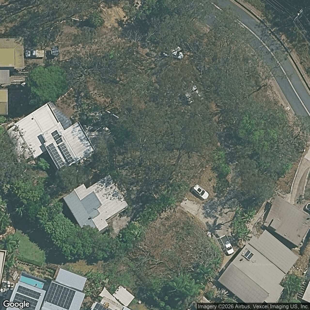 Aerial view of 156 Ocean Parade, Burleigh Heads QLD 4220