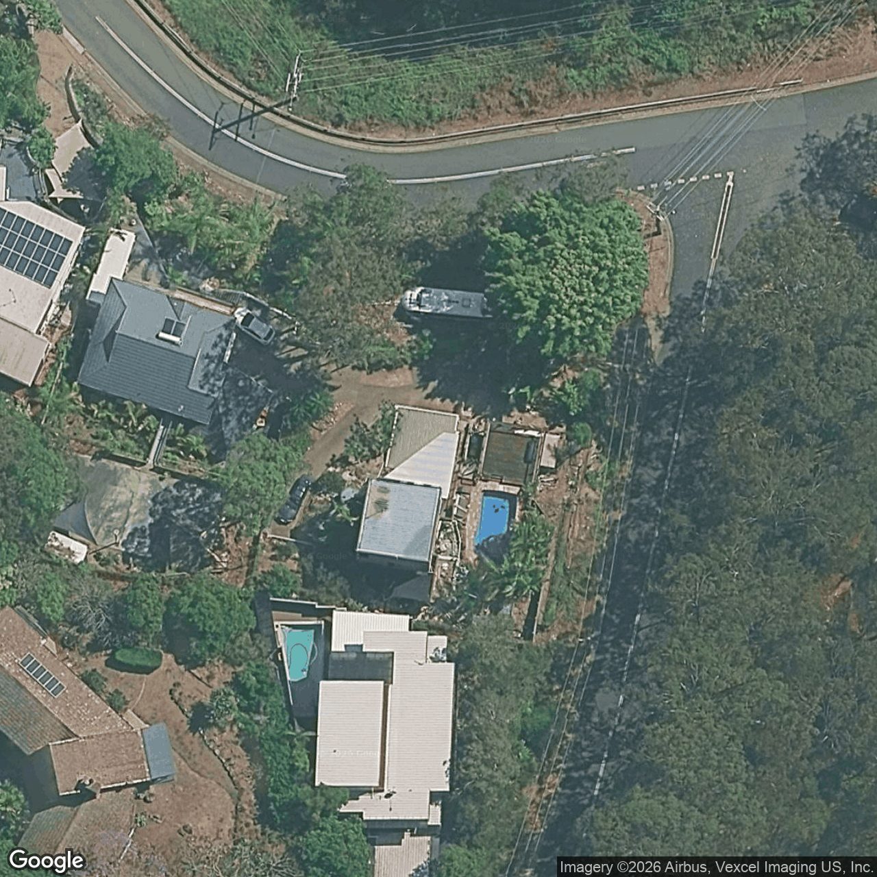 Aerial view of 146 Ocean Parade, Burleigh Heads QLD 4220