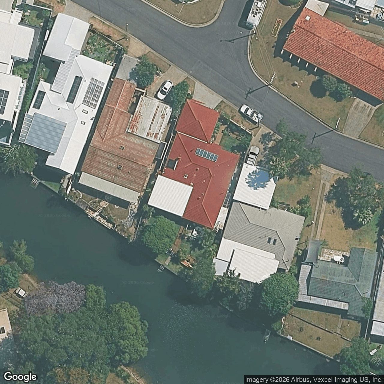 Aerial view of 38 Elanora Drive, Burleigh Heads QLD 4220