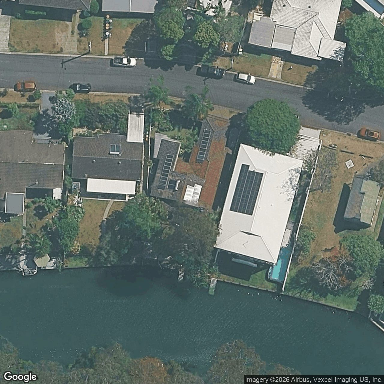 Aerial view of 22 Elanora Drive, Burleigh Heads QLD 4220