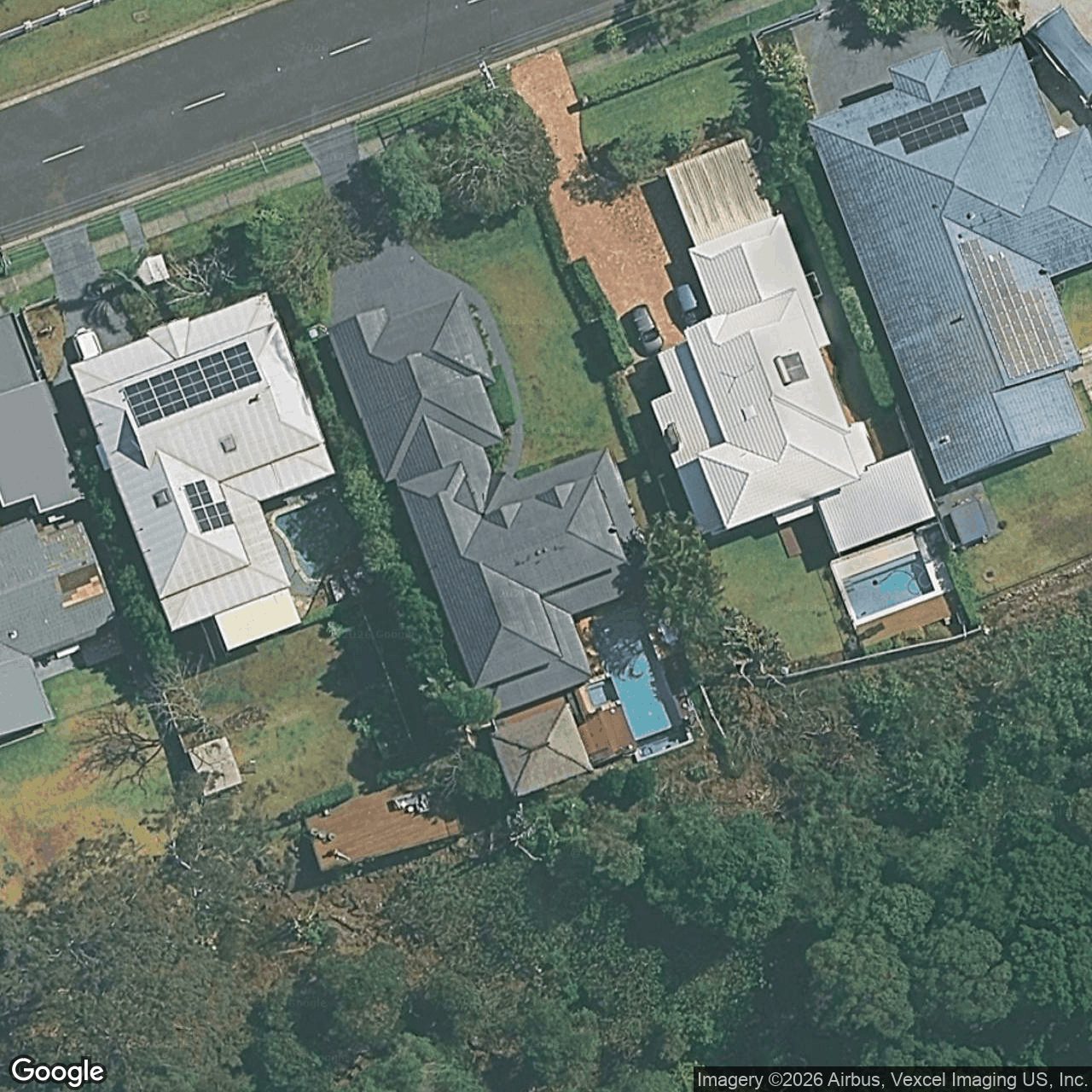 Aerial view of 76 Skyline Terrace, Burleigh Heads QLD 4220