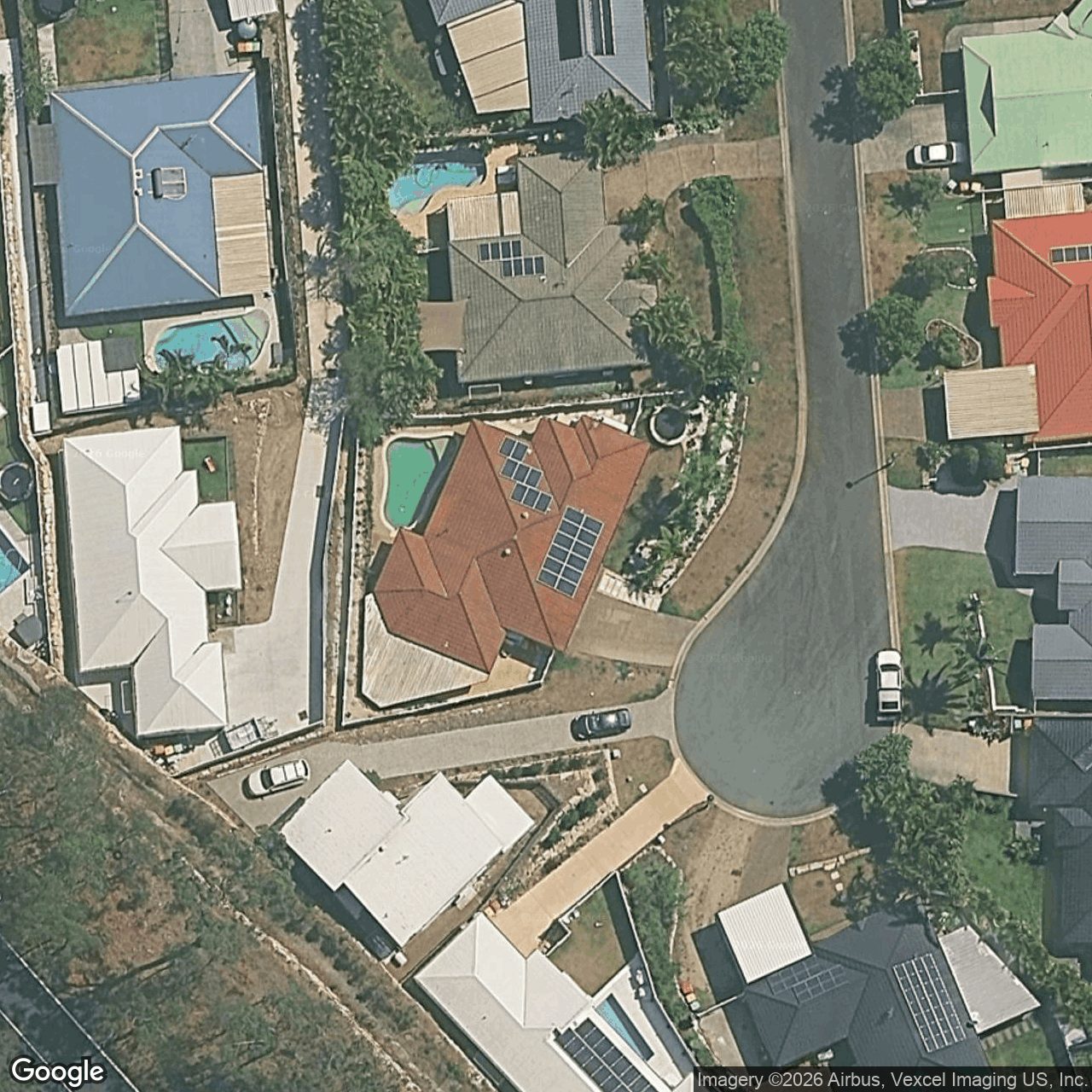 Aerial view of 5 Marlee Court, Burleigh Heads QLD 4220