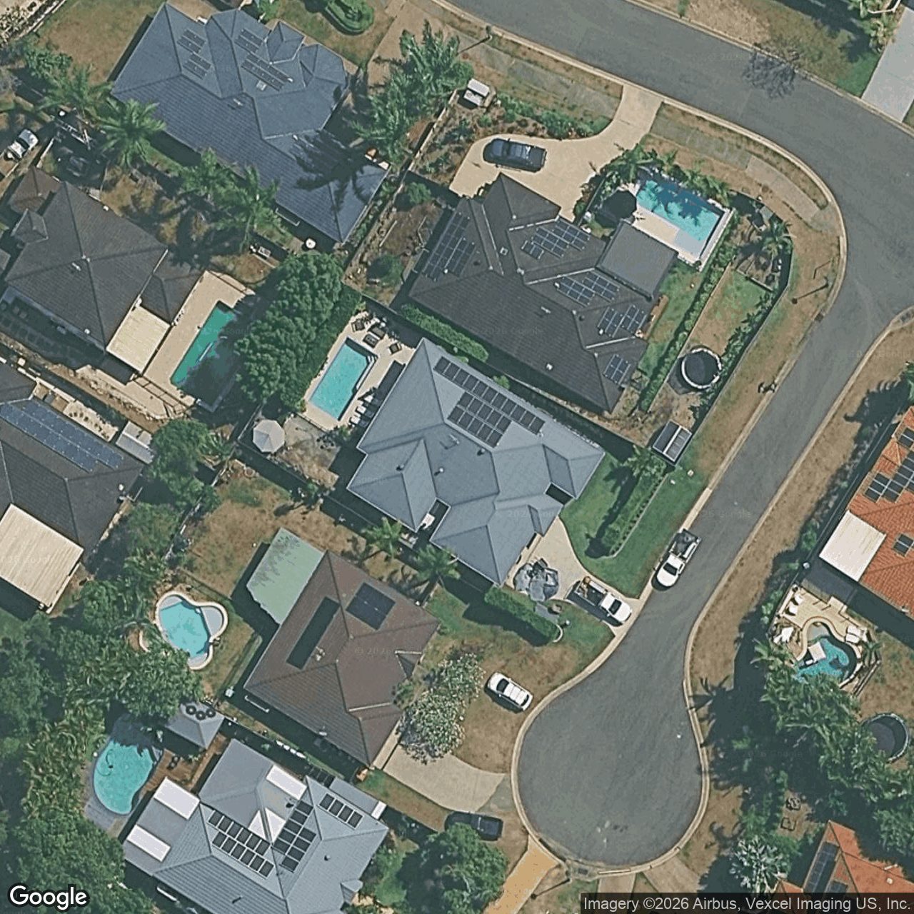 Aerial view of 3 Alex Keith Court, Burleigh Heads QLD 4220