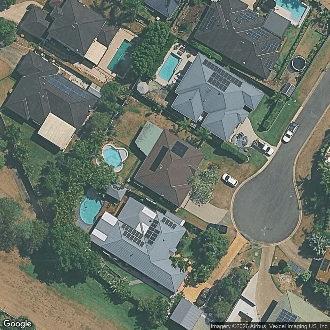 Aerial view of 5 Alex Keith Court, Burleigh Heads QLD 4220