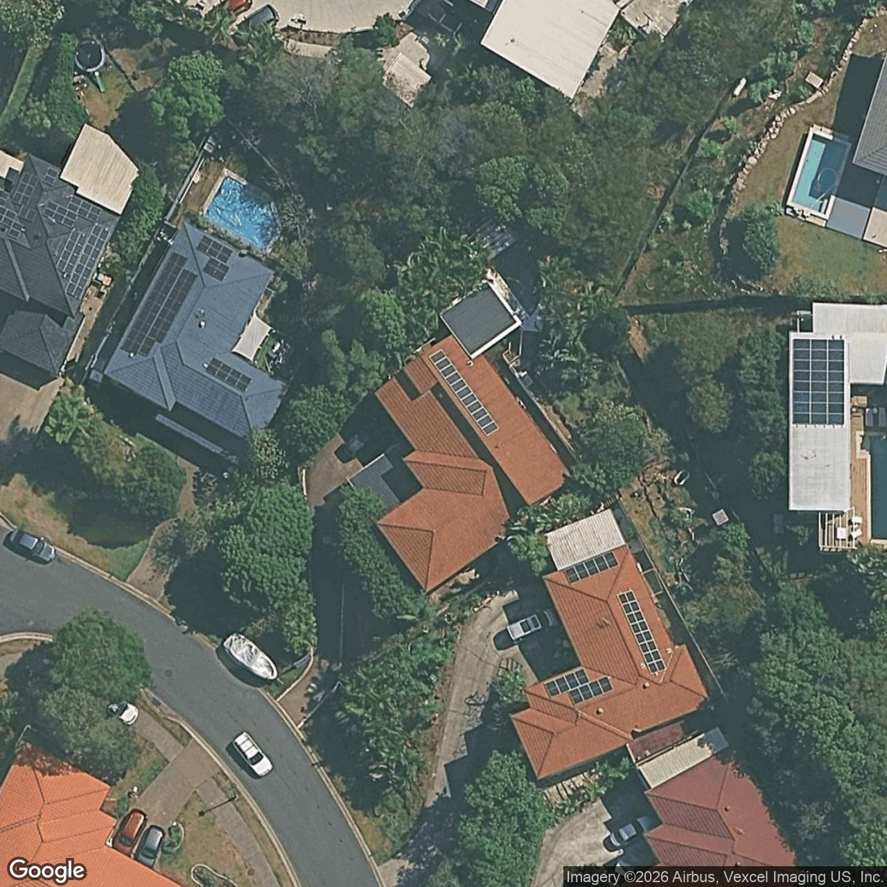 Aerial view of 10 Sky Royal Terrace, Burleigh Heads QLD 4220