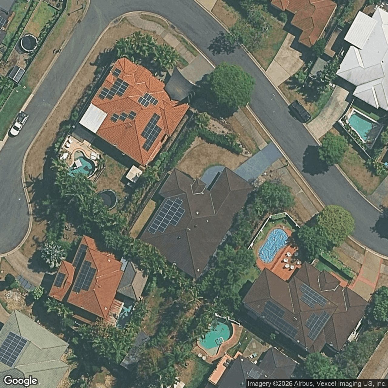 Aerial view of 15 Sky Royal Terrace, Burleigh Heads QLD 4220