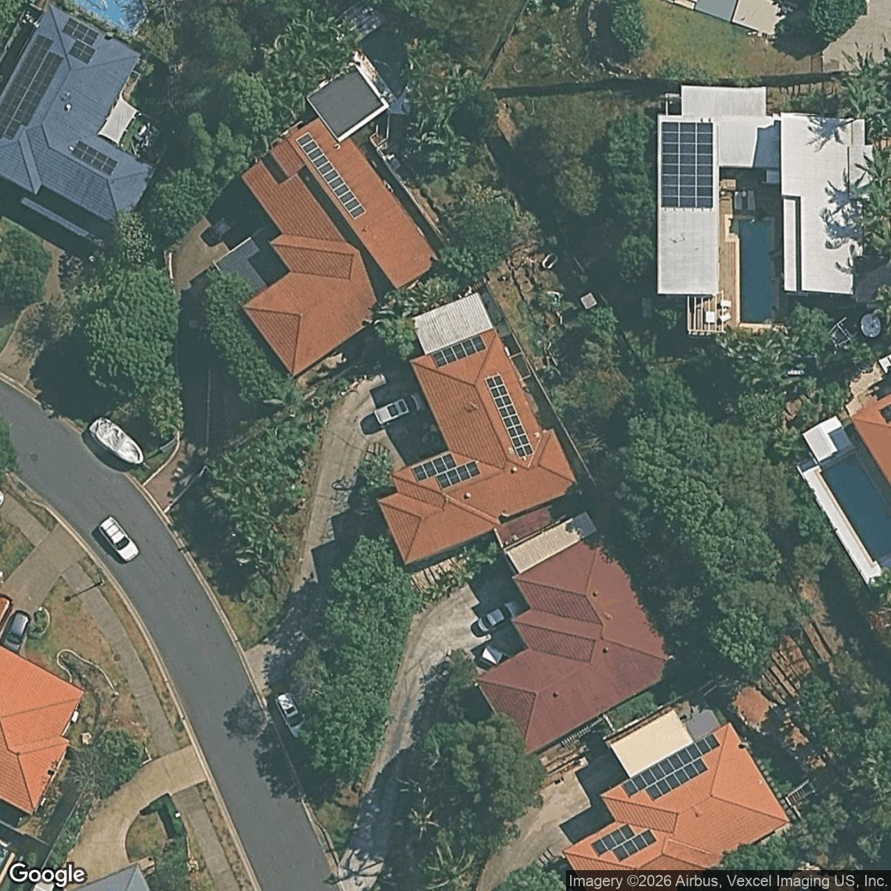 Aerial view of 12 Sky Royal Terrace, Burleigh Heads QLD 4220