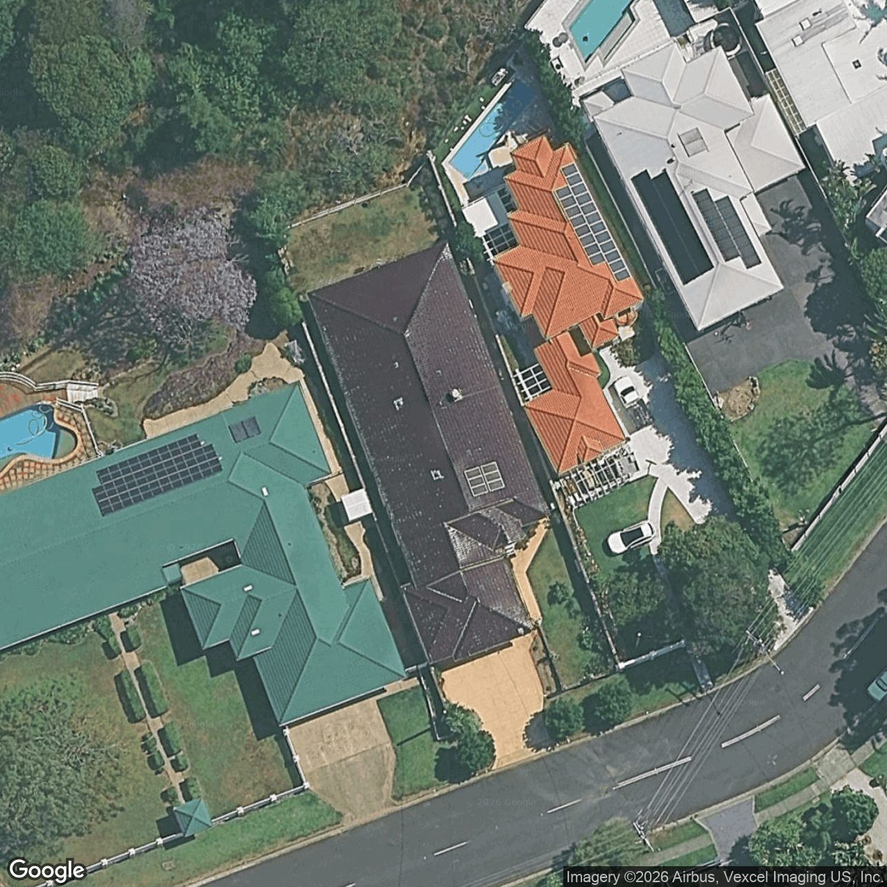 Aerial view of 71A Skyline Terrace, Burleigh Heads QLD 4220
