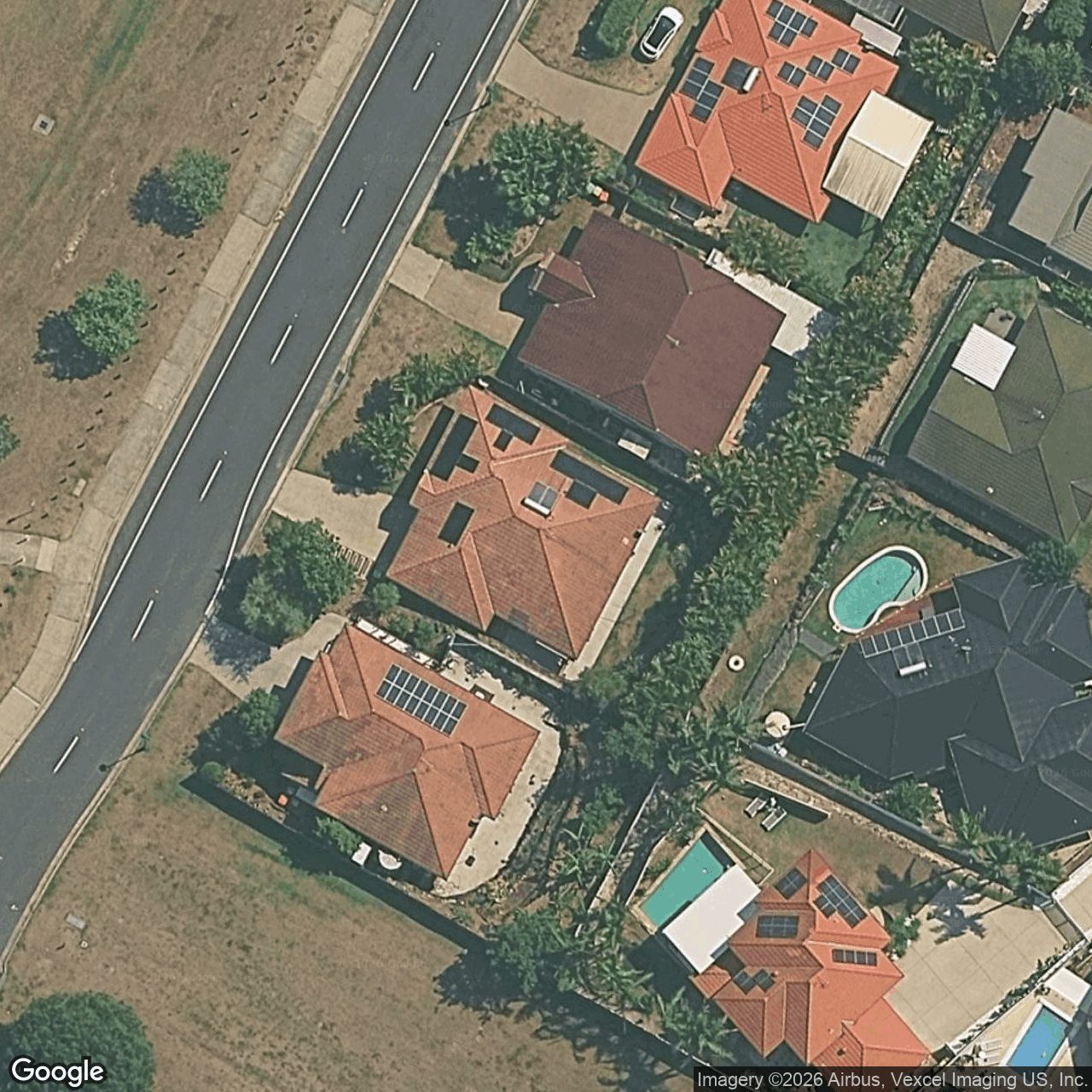 Aerial view of 25 Cowell Drive, Burleigh Heads QLD 4220
