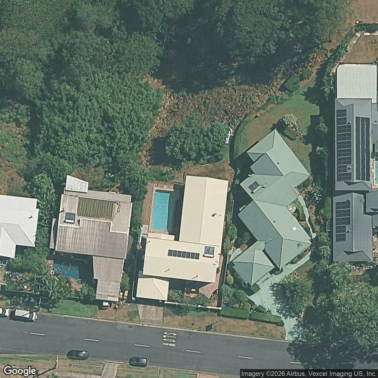 Aerial view of 99 Skyline Terrace, Burleigh Heads QLD 4220