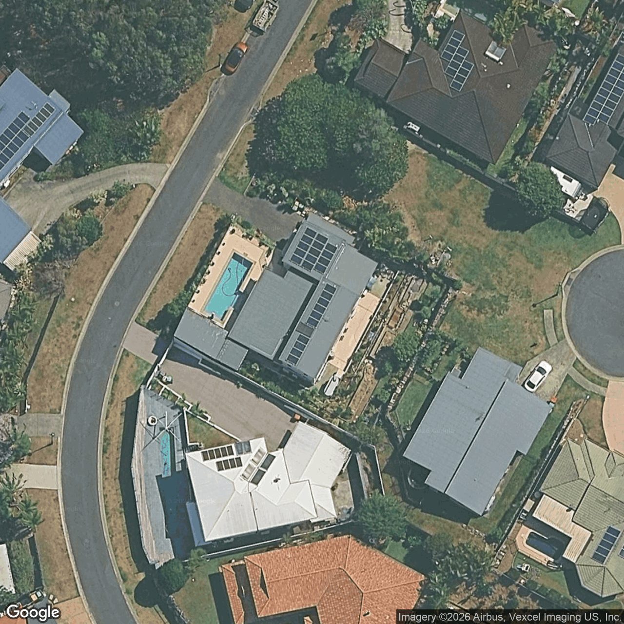 Aerial view of 56 Sky Royal Terrace, Burleigh Heads QLD 4220
