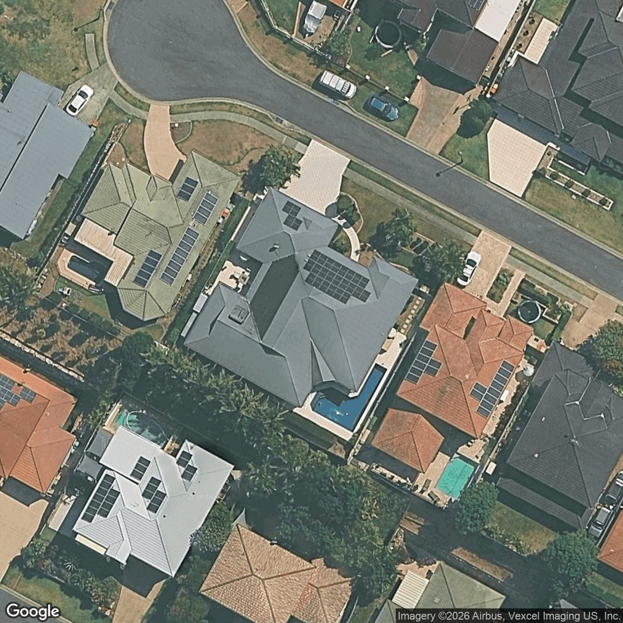 Aerial view of 8 Royal View Close, Burleigh Heads QLD 4220