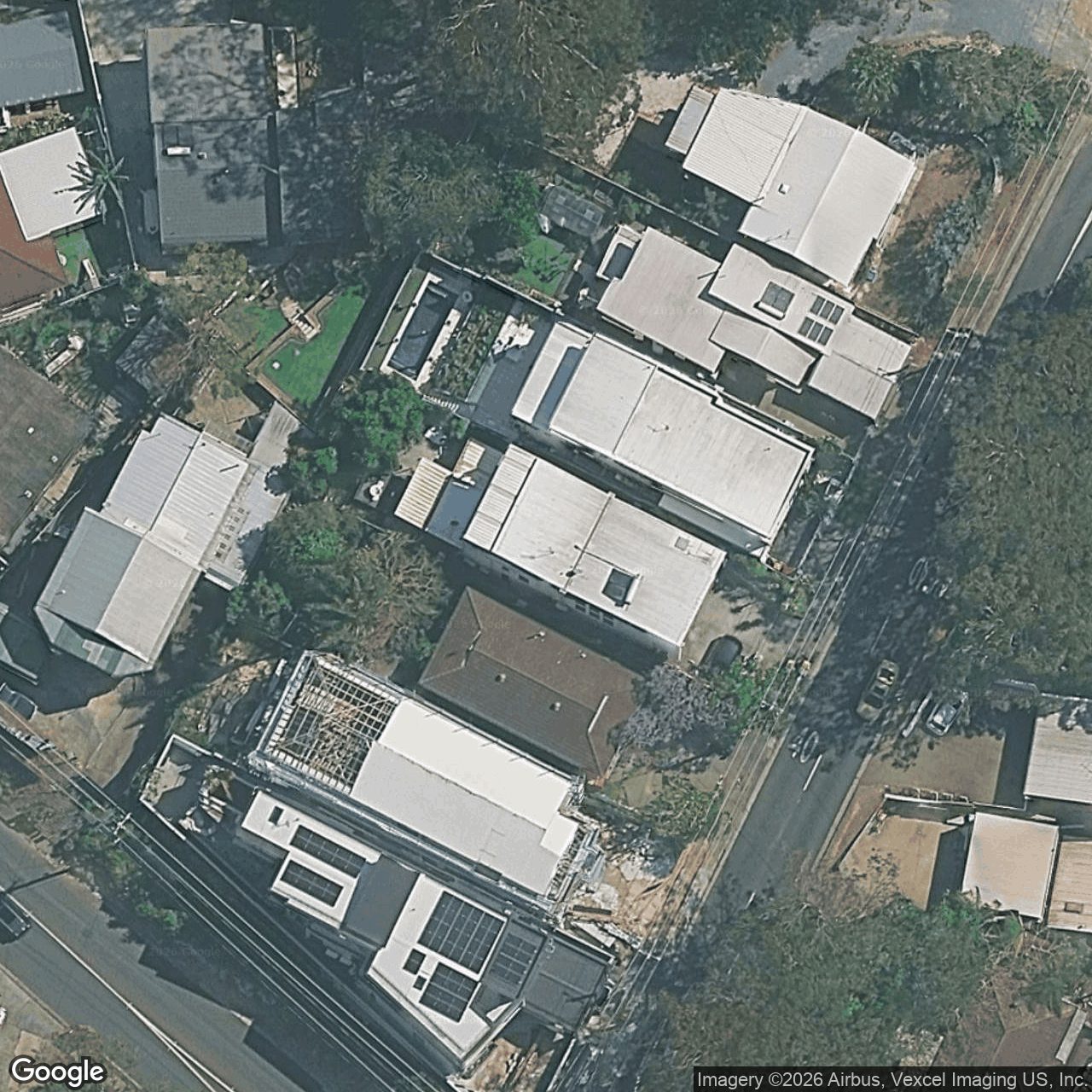 Aerial view of 8 Reserve Street, Burleigh Heads QLD 4220