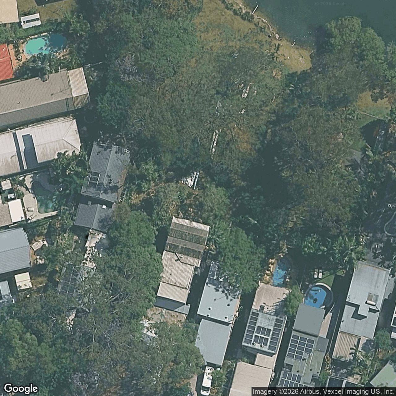 Aerial view of 56 Ocean Parade, Burleigh Heads QLD 4220