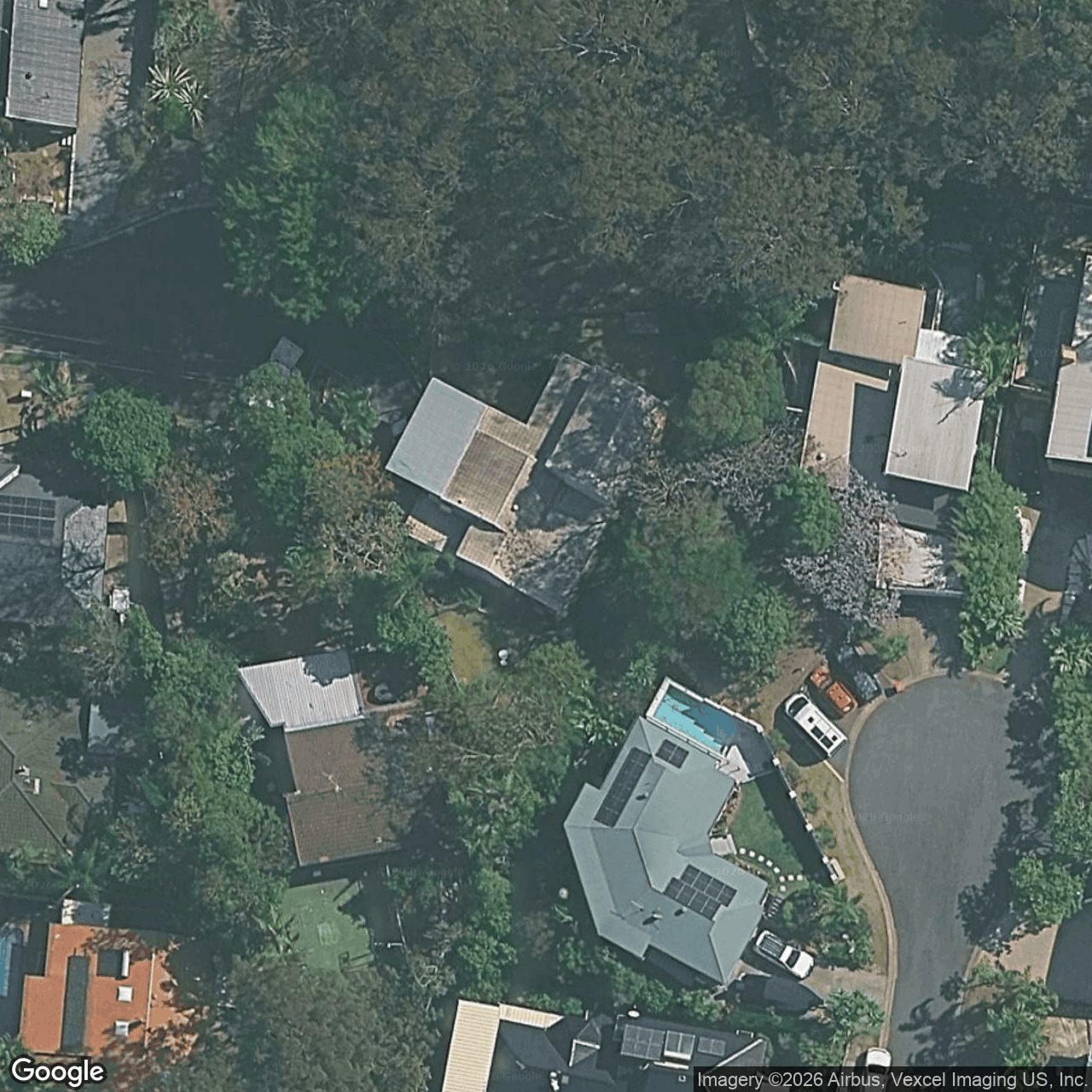 Aerial view of 12 Timbertop Mead, Burleigh Heads QLD 4220