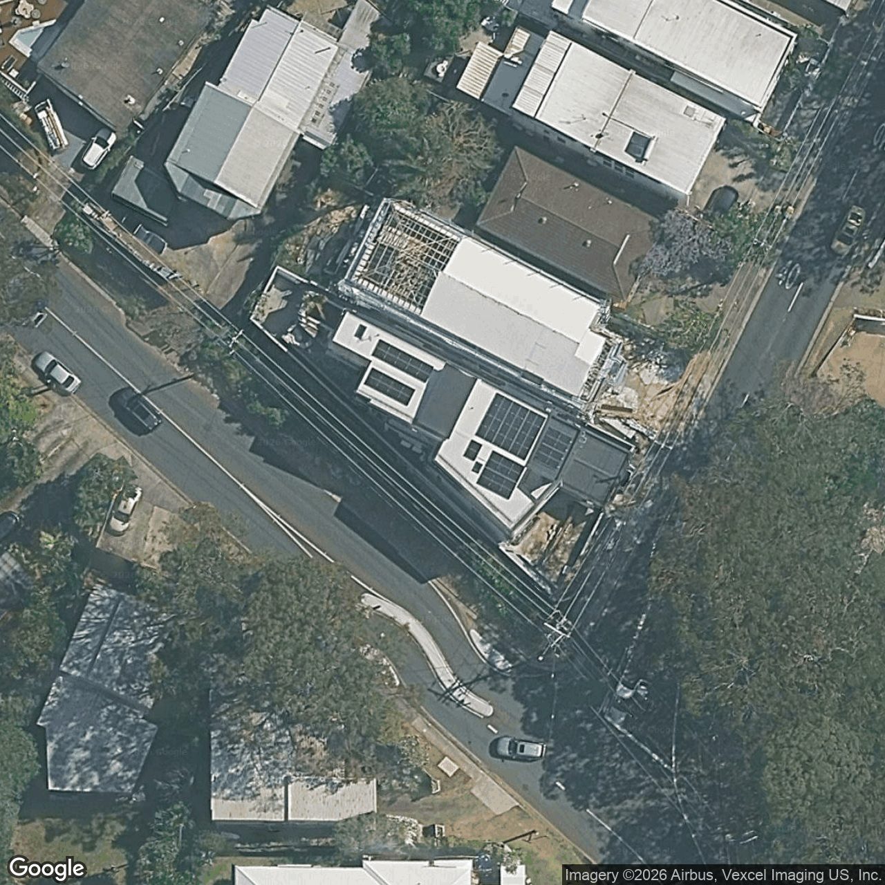Aerial view of 2 Reserve Street, Burleigh Heads QLD 4220