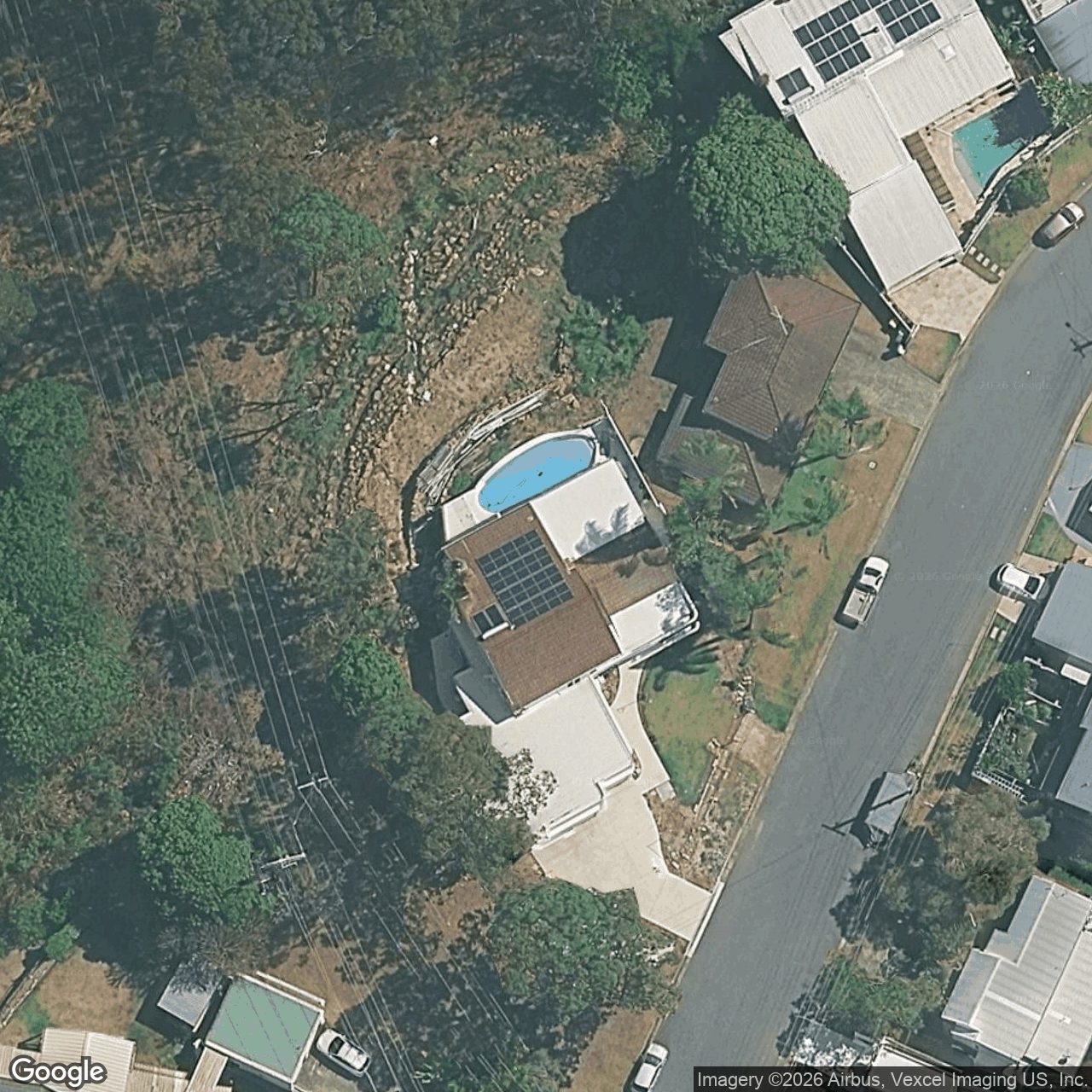 Aerial view of 8 Tanjenong Place, Burleigh Heads QLD 4220