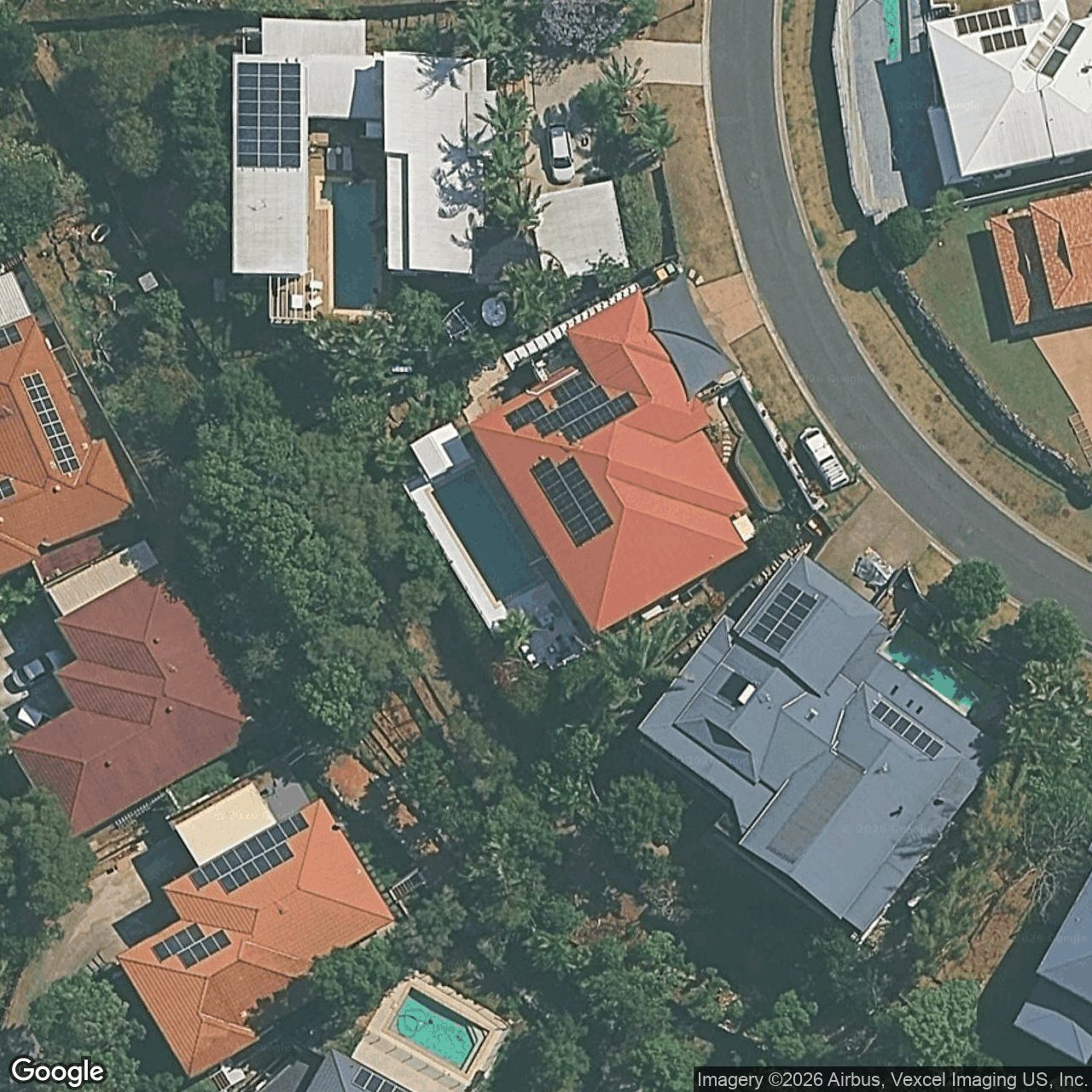 Aerial view of 69 Sky Royal Terrace, Burleigh Heads QLD 4220