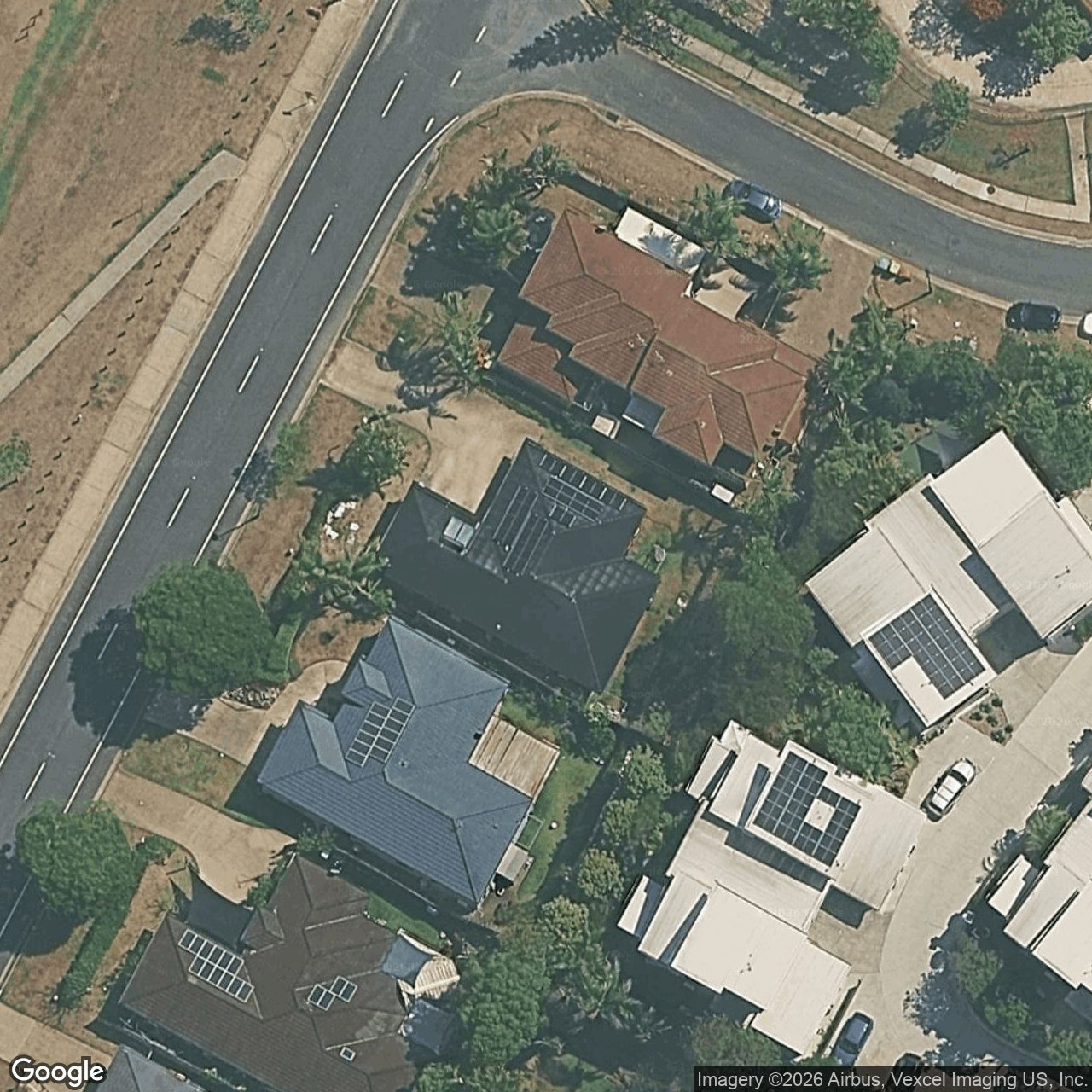 Aerial view of 41 Cowell Drive, Burleigh Heads QLD 4220