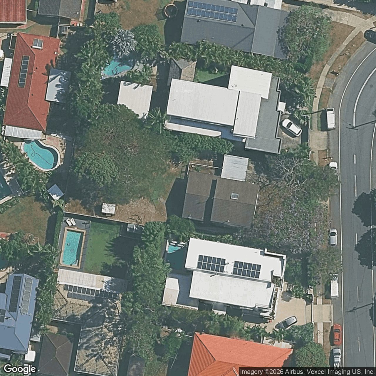 Aerial view of 25 Acanthus Avenue, Burleigh Heads QLD 4220