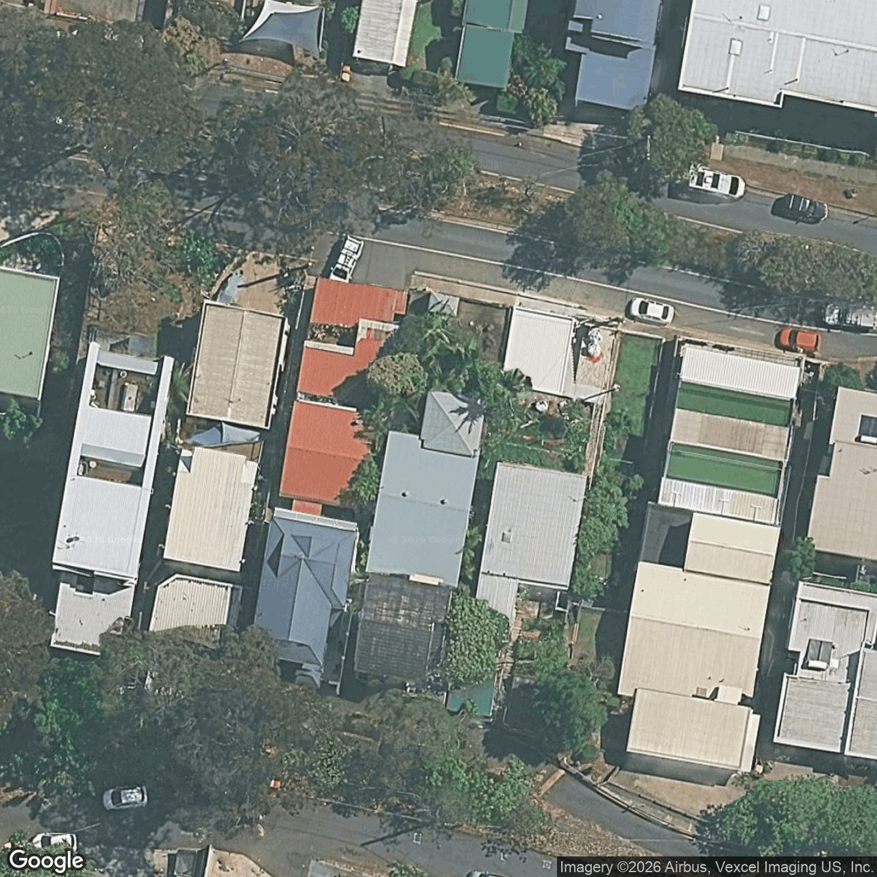 Aerial view of 8 East Street, Burleigh Heads QLD 4220