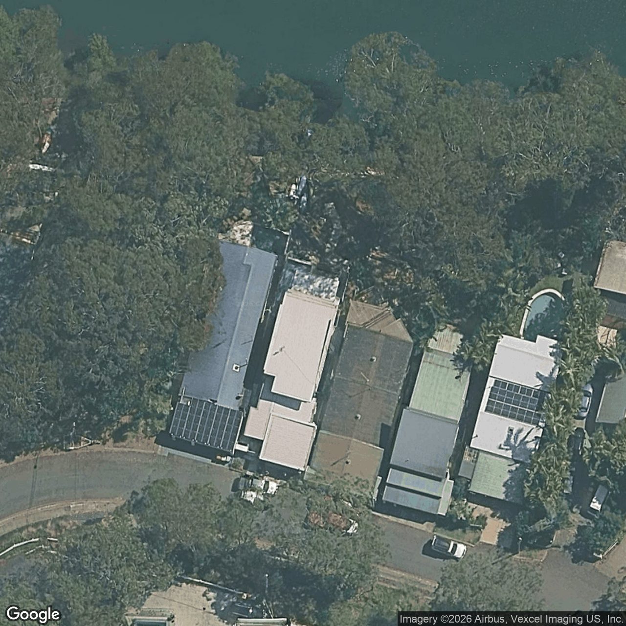 Aerial view of 76 Ocean Parade, Burleigh Heads QLD 4220