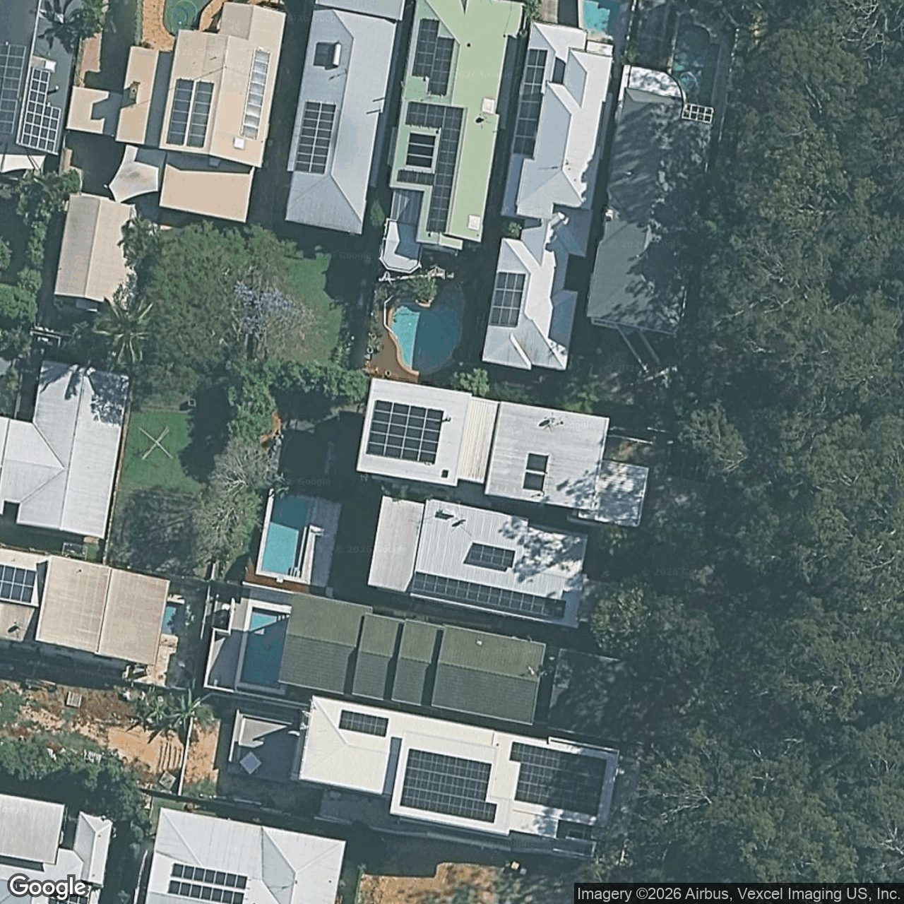 Aerial view of 45 Julia Street, Burleigh Heads QLD 4220