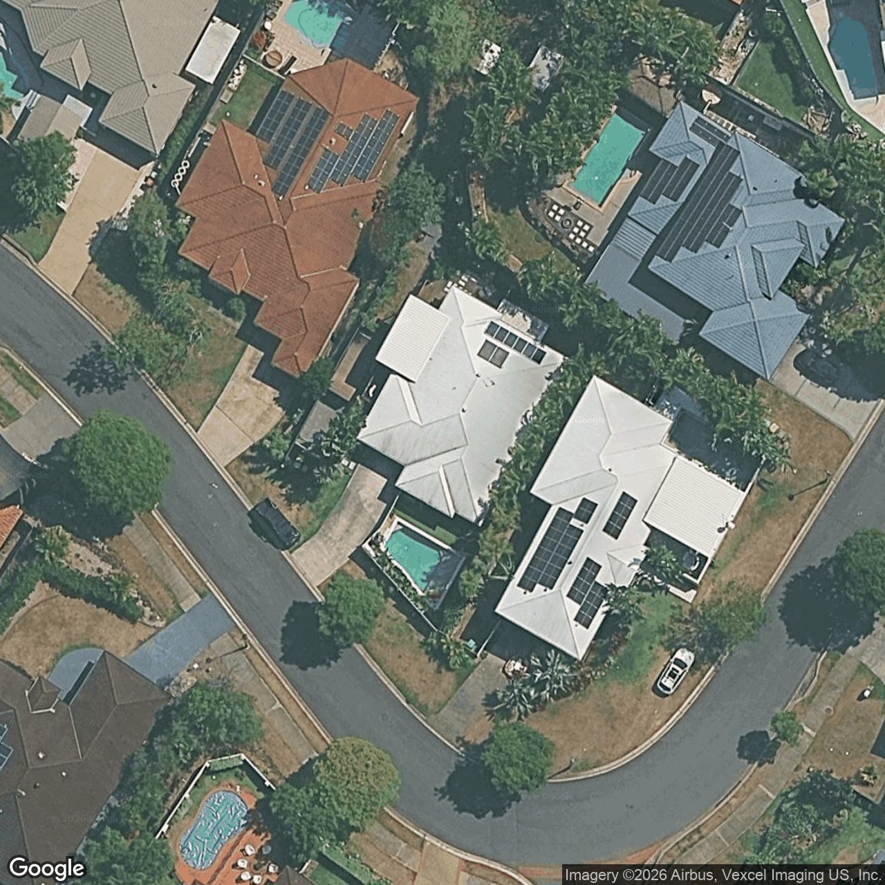 Aerial view of 26 Sky Royal Terrace, Burleigh Heads QLD 4220