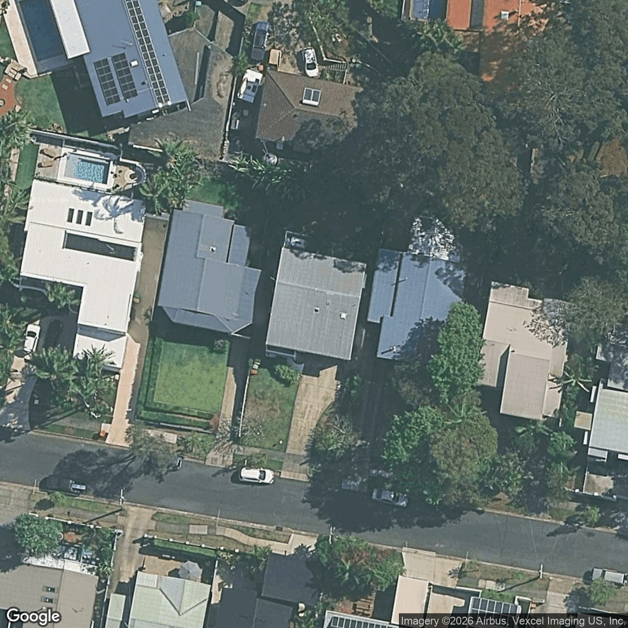 Aerial view of 17 Page Parade, Burleigh Heads QLD 4220