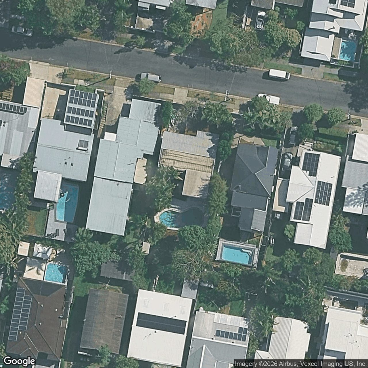 Aerial view of 10 Page Parade, Burleigh Heads QLD 4220