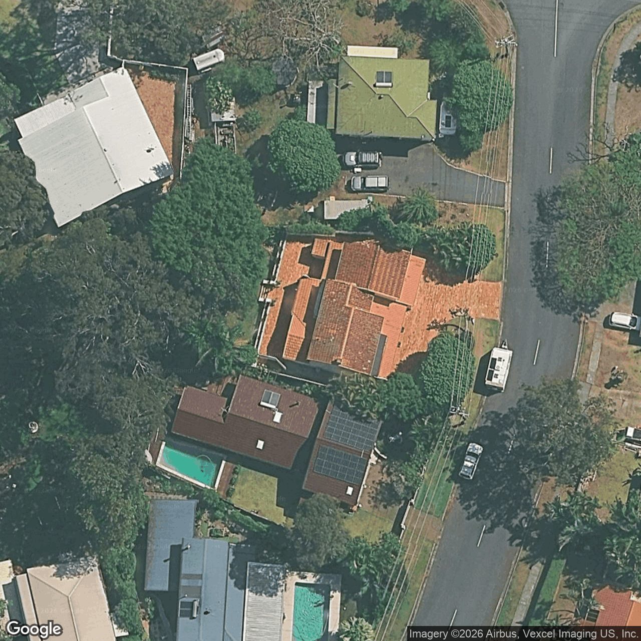 Aerial view of 4 Ladds Ridge Road, Burleigh Heads QLD 4220